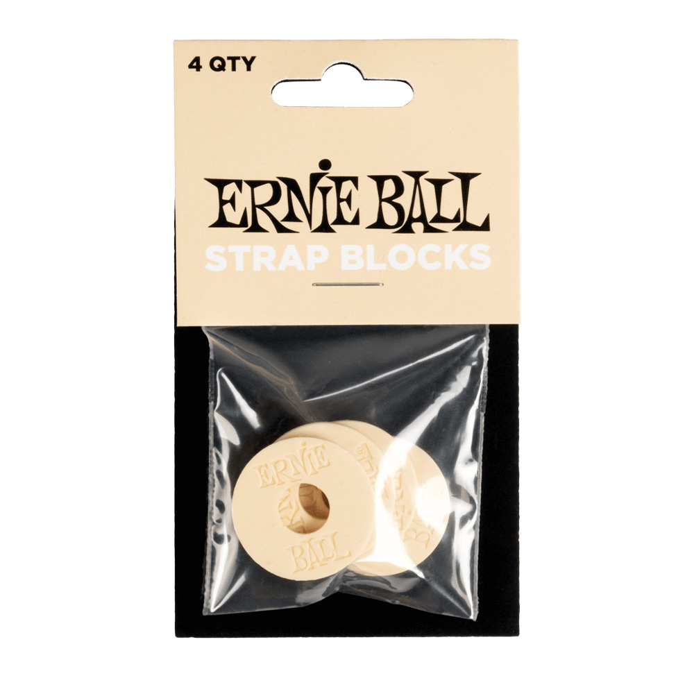 ERNIE BALL P05624 Strap Blocks 4PK Sthb Cream